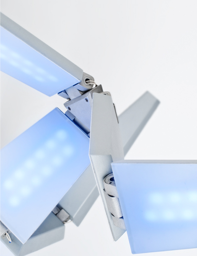 shape shifting concept solar lamp by lenka czereova