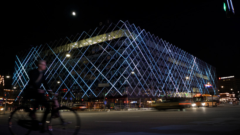 confederation of danish industry headquarters interactive LED facade