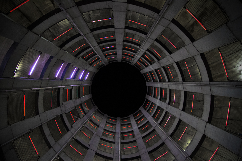 kollision rabbit hole installation aarhus festival denmark designboom