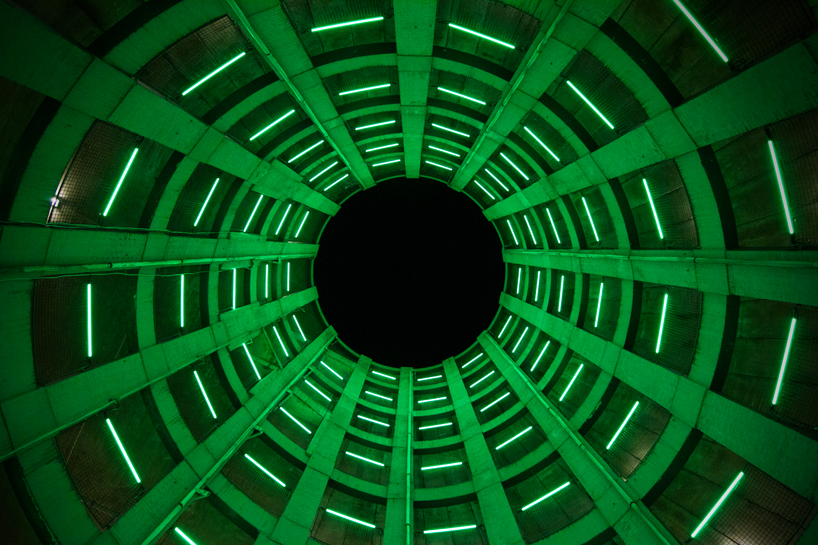 kollision rabbit hole installation aarhus festival denmark designboom