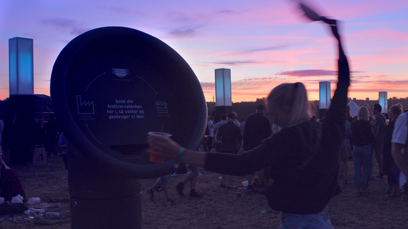 kollision designs an interactive lighting installation for danish northside festival