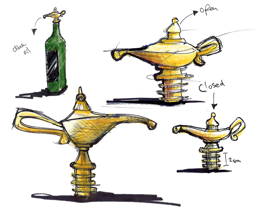 new on the designboom shop! peleg design's magical oil lamp