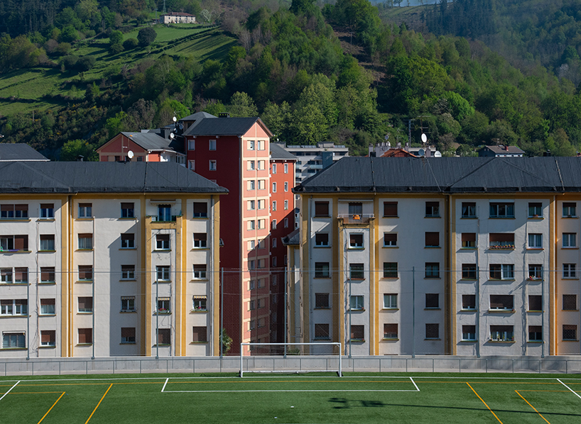 manuel álvarez diestro turns football goalposts into architectural observation frames