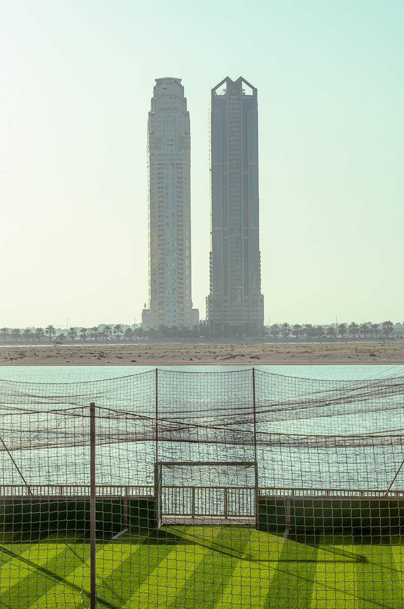 manuel álvarez diestro turns football goalposts into architectural observation frames
