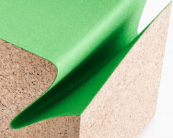 eroded cork stool ES3 by im LAB