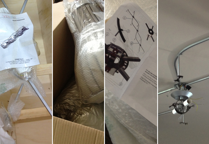 rhythm plafoniera - a suspended flowing light by i m lab