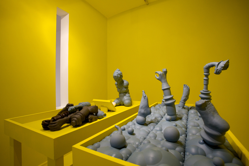 embryonic 3D printed sculptures cast in porcelain by john rainey