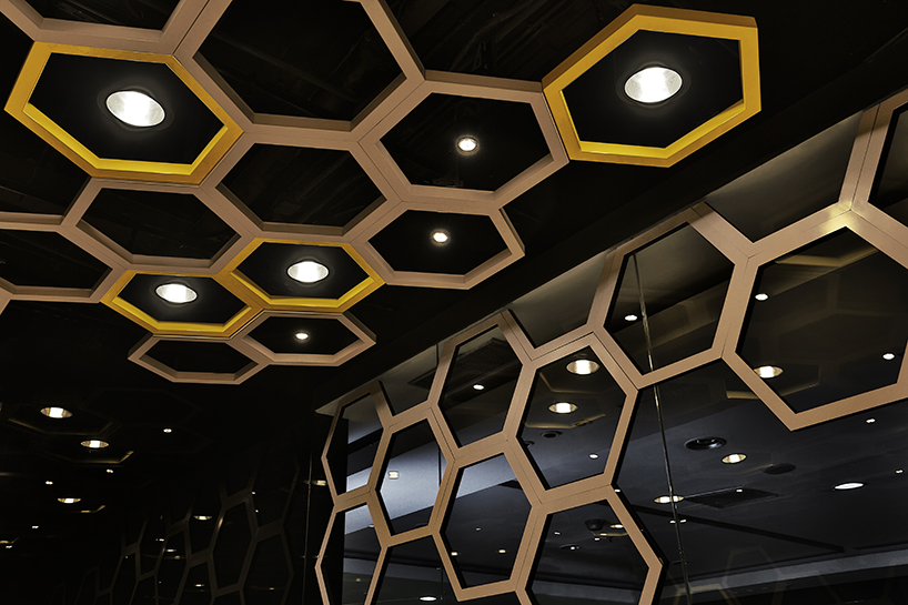 AS design create playful honeycomb restaurant rice home 