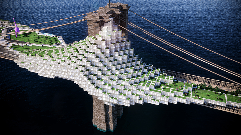 daniel gillen reimagines the brooklyn bridge as a living infrastructure designboom
