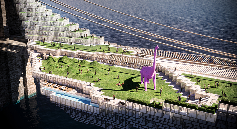 daniel gillen reimagines the brooklyn bridge as a living infrastructure designboom