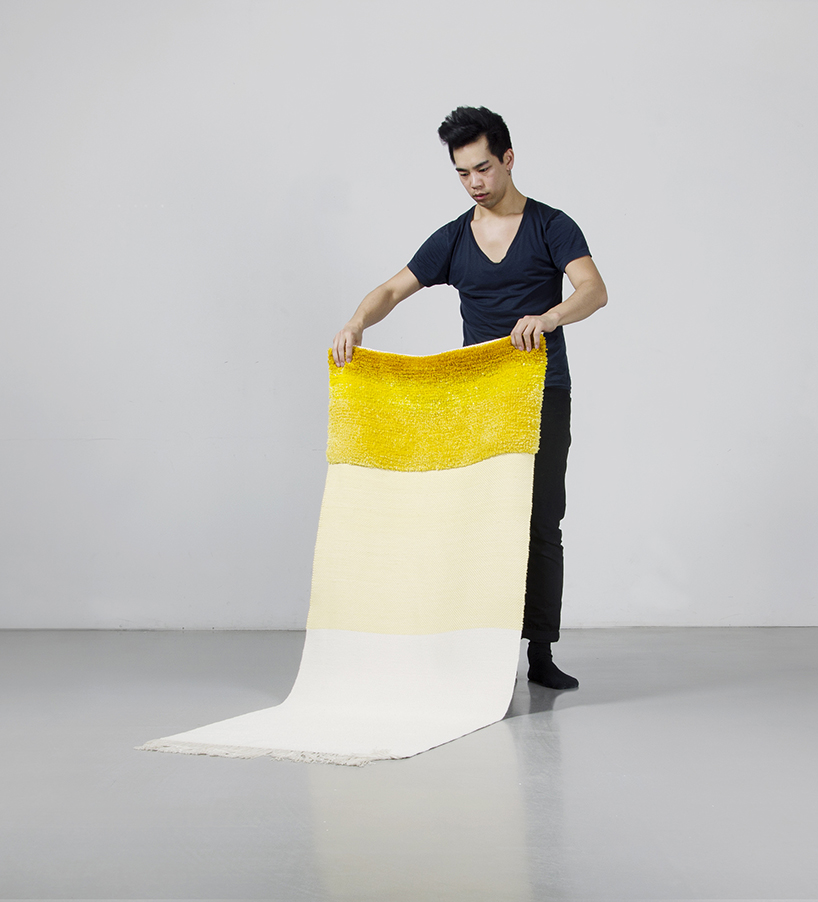 willy chong cultivates his dual heritage with paper shelf and silk rug
