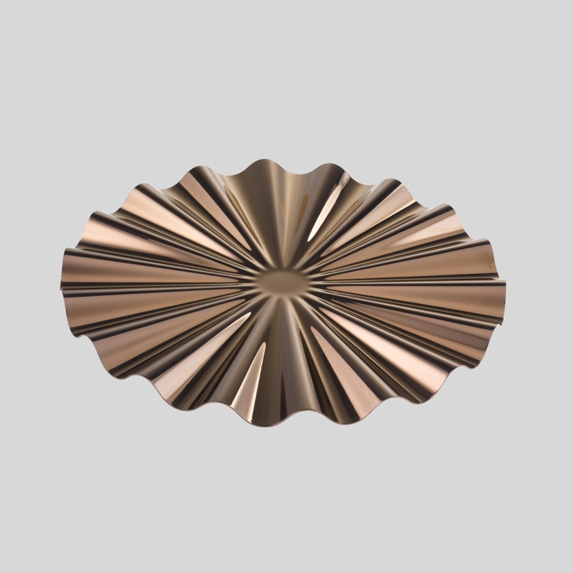 serena confalonieri's kyma collection for sambonet ripples like waves