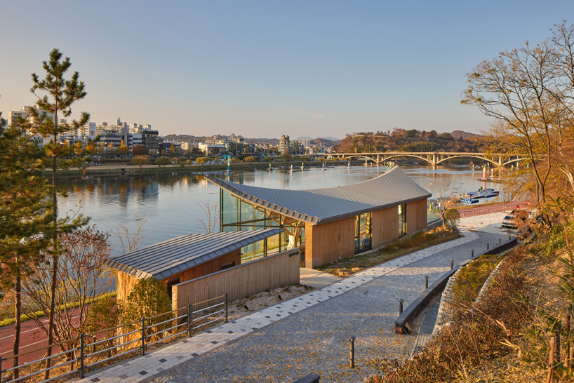 pavilion of floating lights in korea embraces traditional east asian carpentry techniques