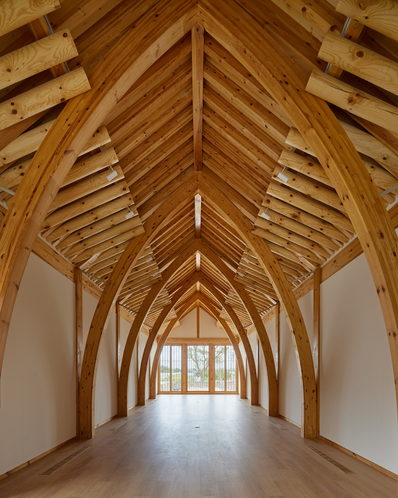three timber rejuvenation halls by JK-AR surround a series of traditional korean courtyards - 9