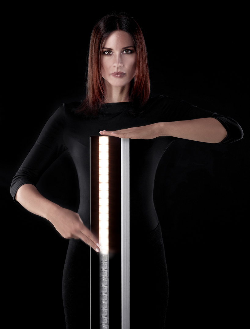 area lamp by dreipuls magically adjusts levels of light