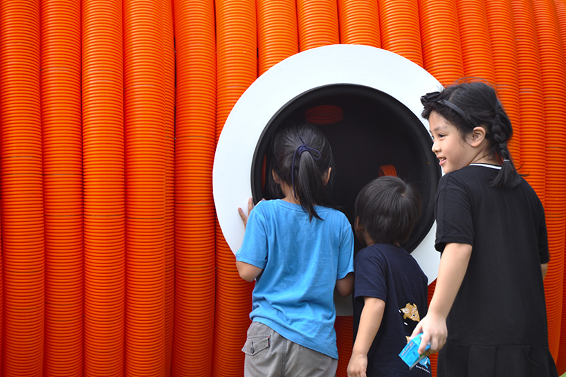 kraki the giant squid sprawls its lengthy tentacles at the 2017 taipei public arts festival