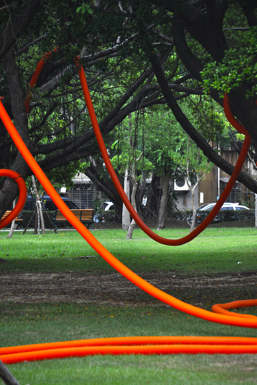 kraki the giant squid sprawls its lengthy tentacles at the 2017 taipei public arts festival