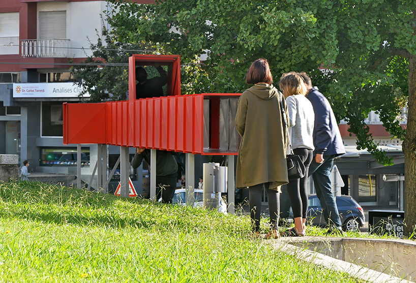 moradavaga designs periscope-like installation for bienal de arte contemporânea da maia