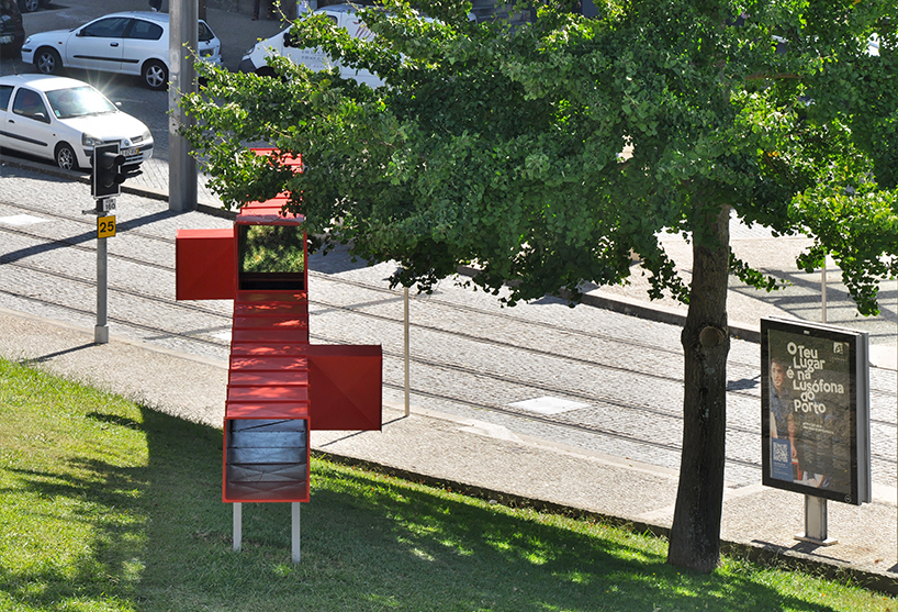 moradavaga designs periscope-like installation for bienal de arte contemporânea da maia
