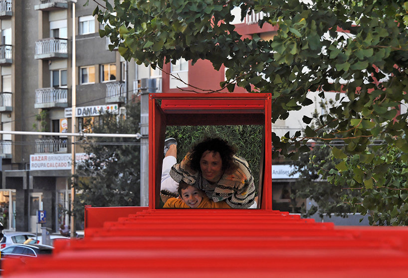 moradavaga designs periscope-like installation for bienal de arte contemporânea da maia