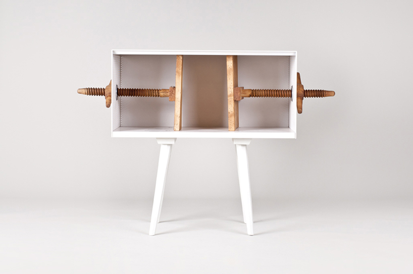 MEJD studio: twist me! bookcase at flowers for slovakia with vitra