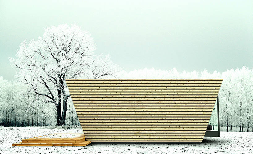 in-tent drop box modular hotel suite designboom