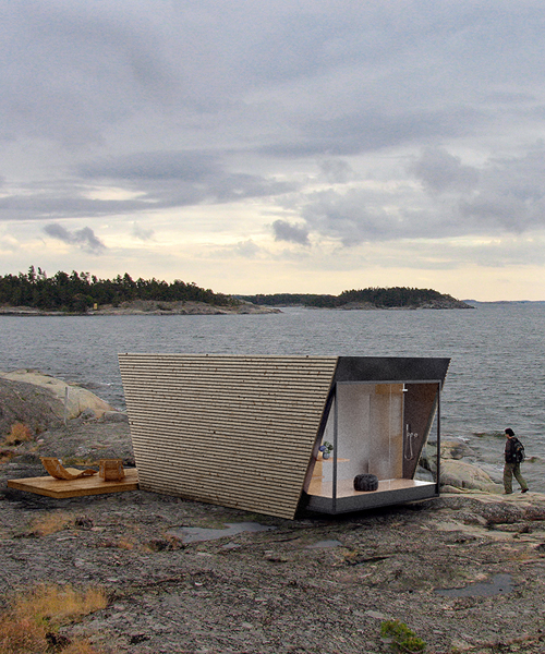 in-tenta envisions DROP box, a modular hotel suite that tunes guests to nature