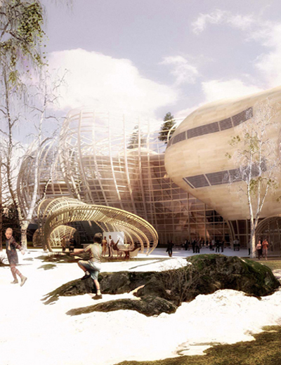 helsinki library competition proposal by djuric tardio architectes