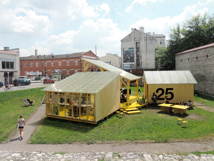 budcud revives an old square in krakow for the 25th jewish culture festival