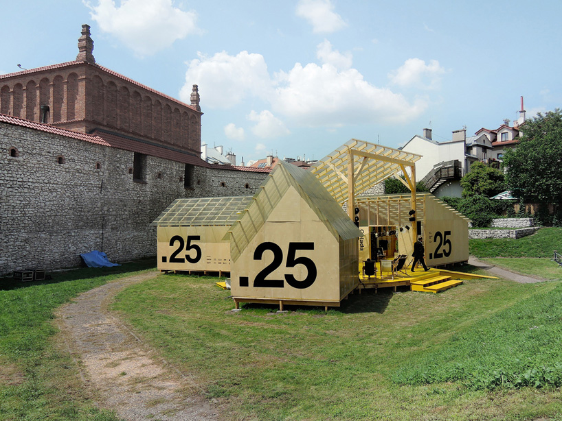 budcud revives an old square in krakow for the 25th jewish culture festival