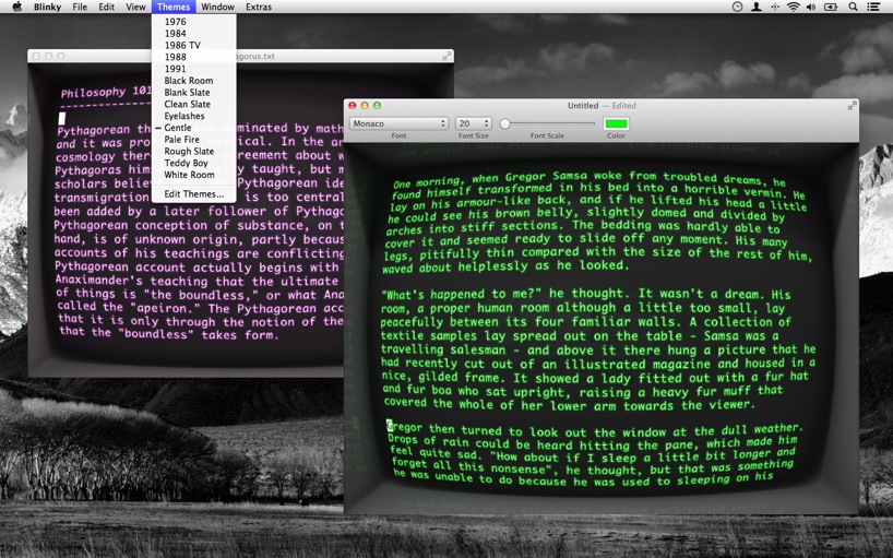 retro text editors for mac