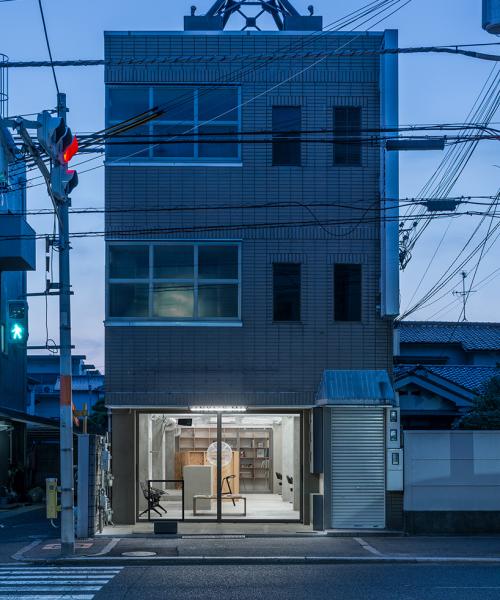 sides core creates a minimalist hair salon & staff-curated library in osaka, japan