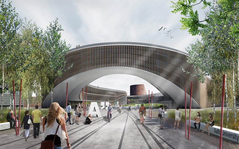 green heart: aalto university campus by luca peralta