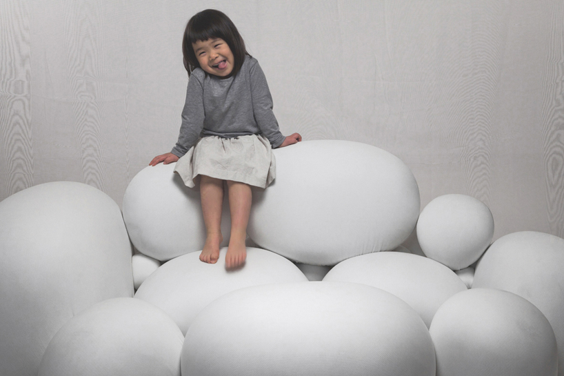 marshmallow-like sofa by kei harada