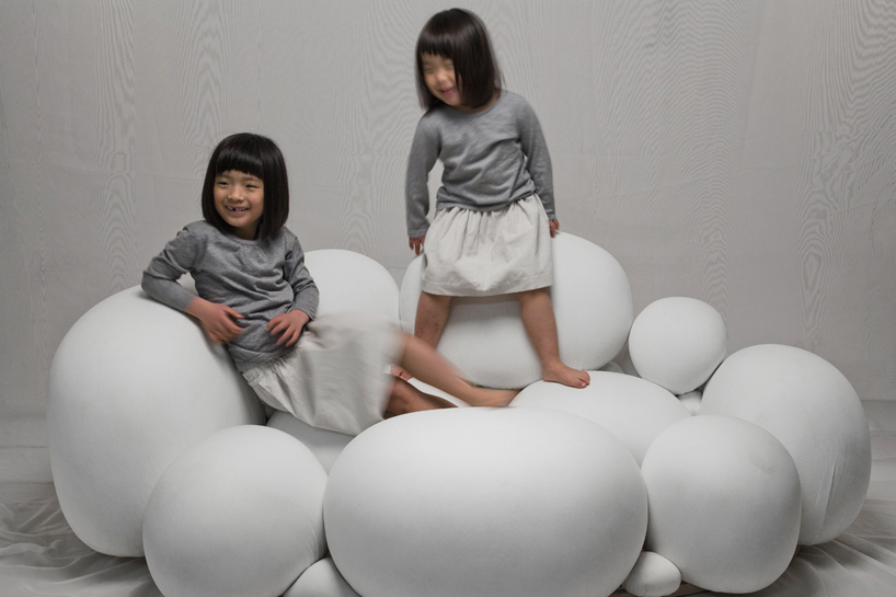 marshmallow-like sofa by kei harada