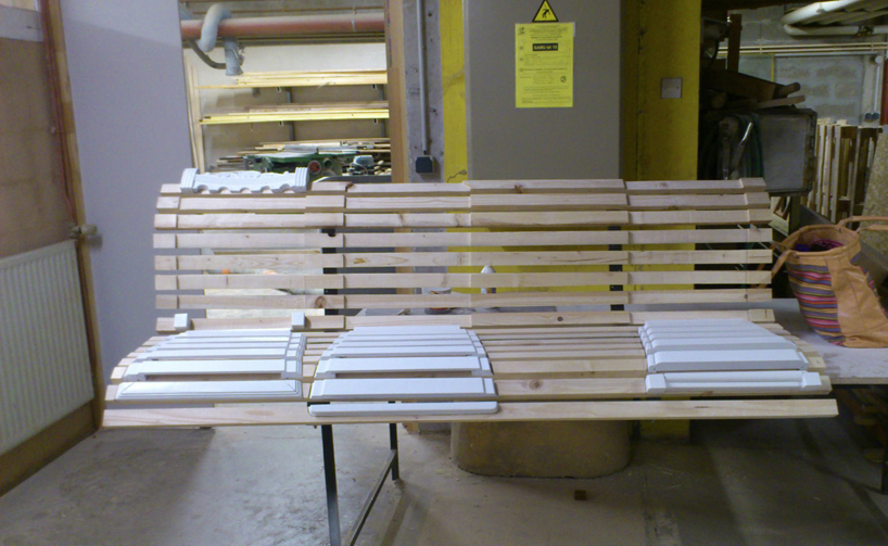 public bench by pejman mirzaei and caroline sergent
