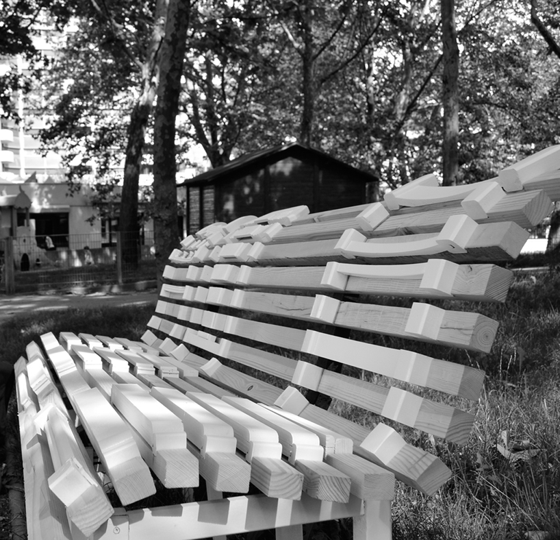 public bench by pejman mirzaei and caroline sergent