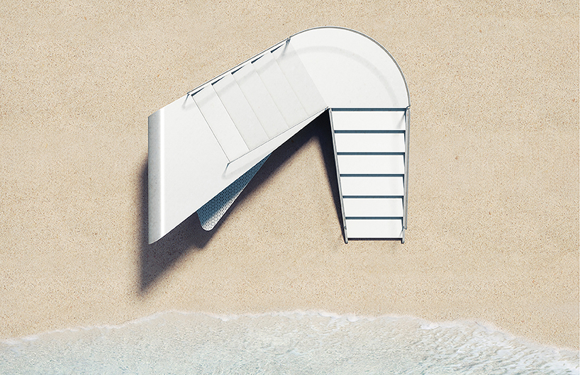 hyuntek yoon's hugging kiosk proposal for chicago architecture biennial