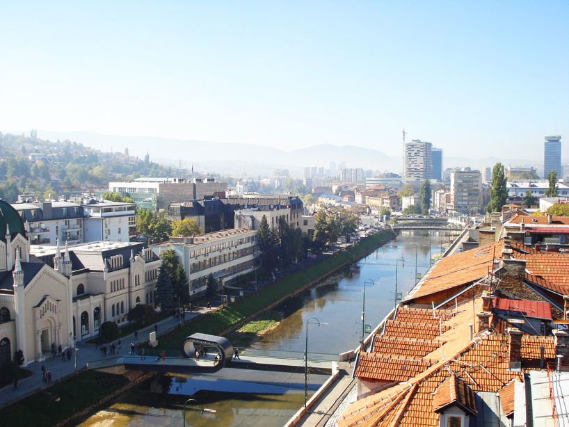 festina lente bridge in sarajevo