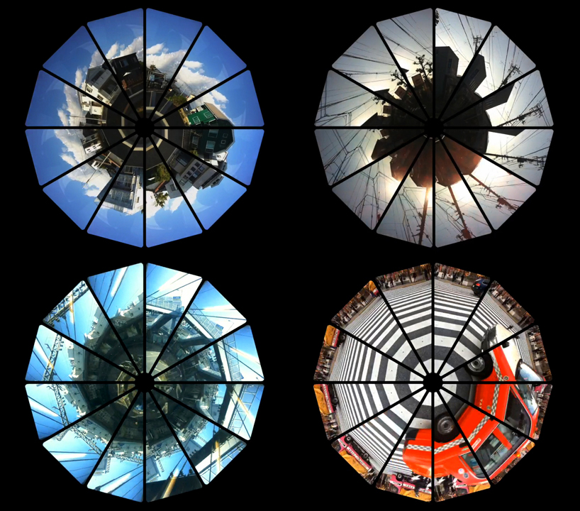 kaleidoclock interactive video installation and iPhone app by florian baron