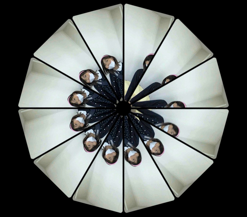 kaleidoclock interactive video installation and iPhone app by florian baron