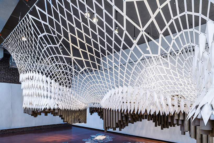 pratt institute's graduate exhibition 2014 displays work on floating platform