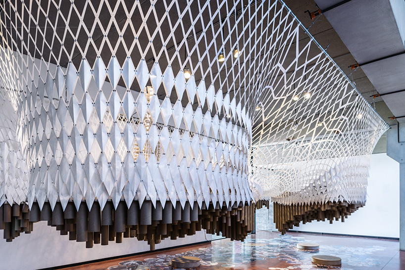 pratt institute's graduate exhibition 2014 displays work on floating platform