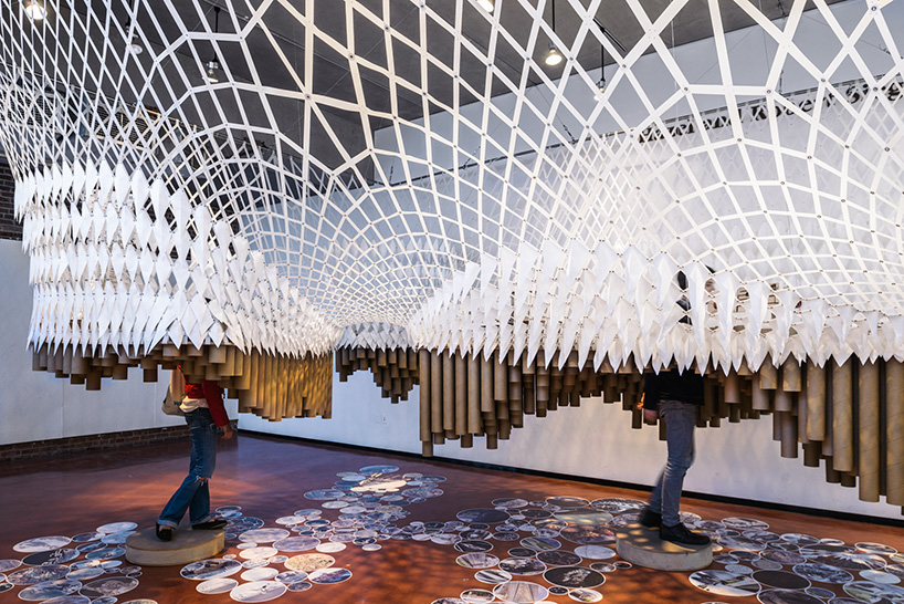 pratt institute's graduate exhibition 2014 displays work on floating platform