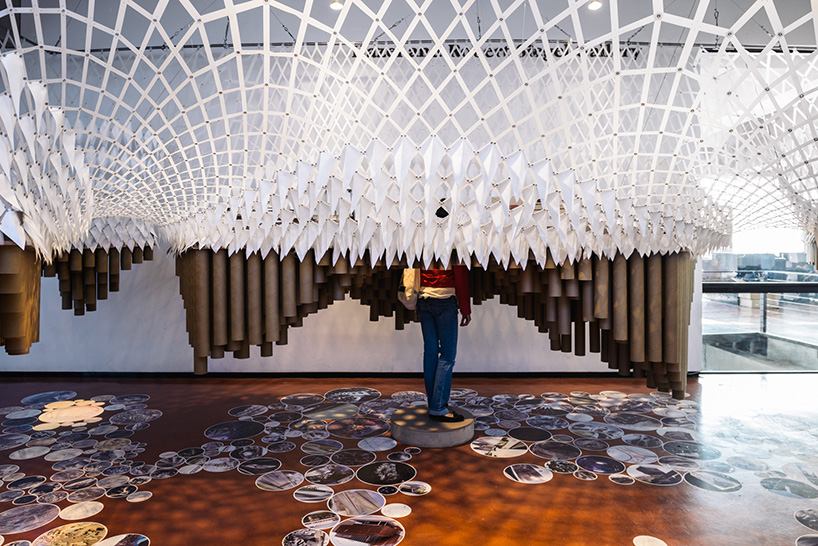 pratt institute's graduate exhibition 2014 displays work on floating platform