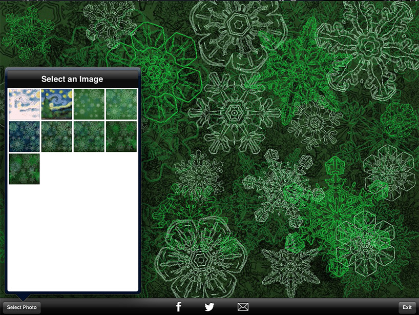 snowflakes app by hado labs for iPad & iPhone