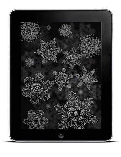 snowflakes app by hado labs for iPad & iPhone