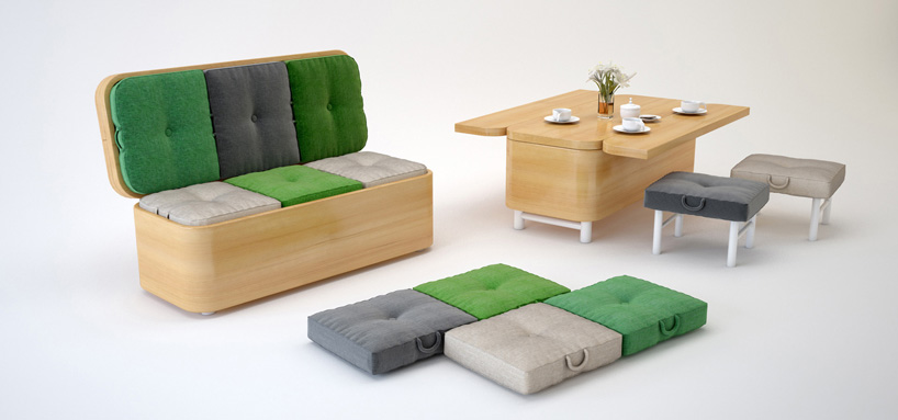 convertible furniture by julia kononenko