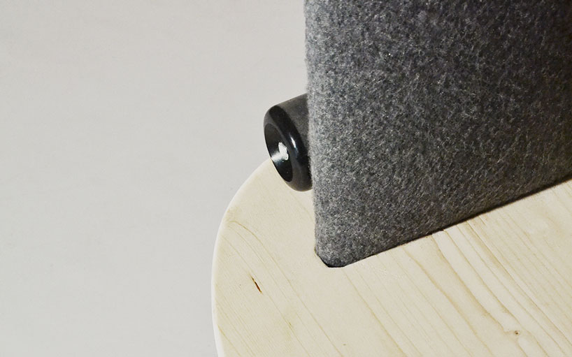 skateboarding and workplace seating combined in mobilité