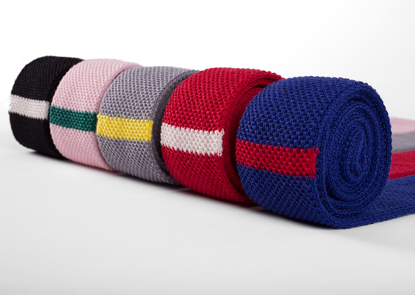 joe doucet designs 3D-knitted ties for thursday finest